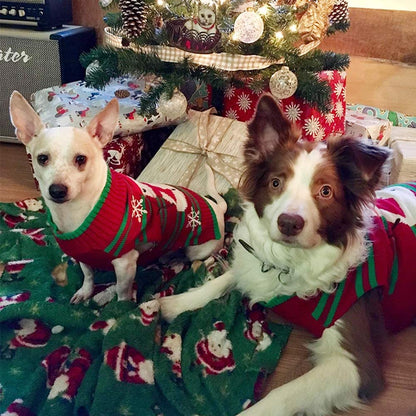 Dog Snow Sweaters for Small Dogs and Cats - Holiday Collection (Snowman, XXS)