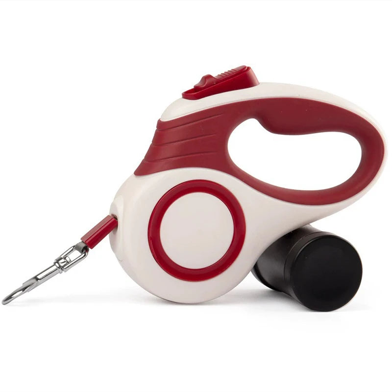 Automatic Retractable Dog Leash with Extendable Rope for Outdoor Travel and Hiking - Suitable for Small Dogs and Cats