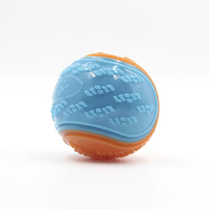 Interactive Soft TPR Dog Toys for Dental Care and Bite Resistance - Squeaky Ball for Pets