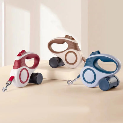 Automatic Retractable Dog Leash with Extendable Rope for Outdoor Travel and Hiking - Suitable for Small Dogs and Cats