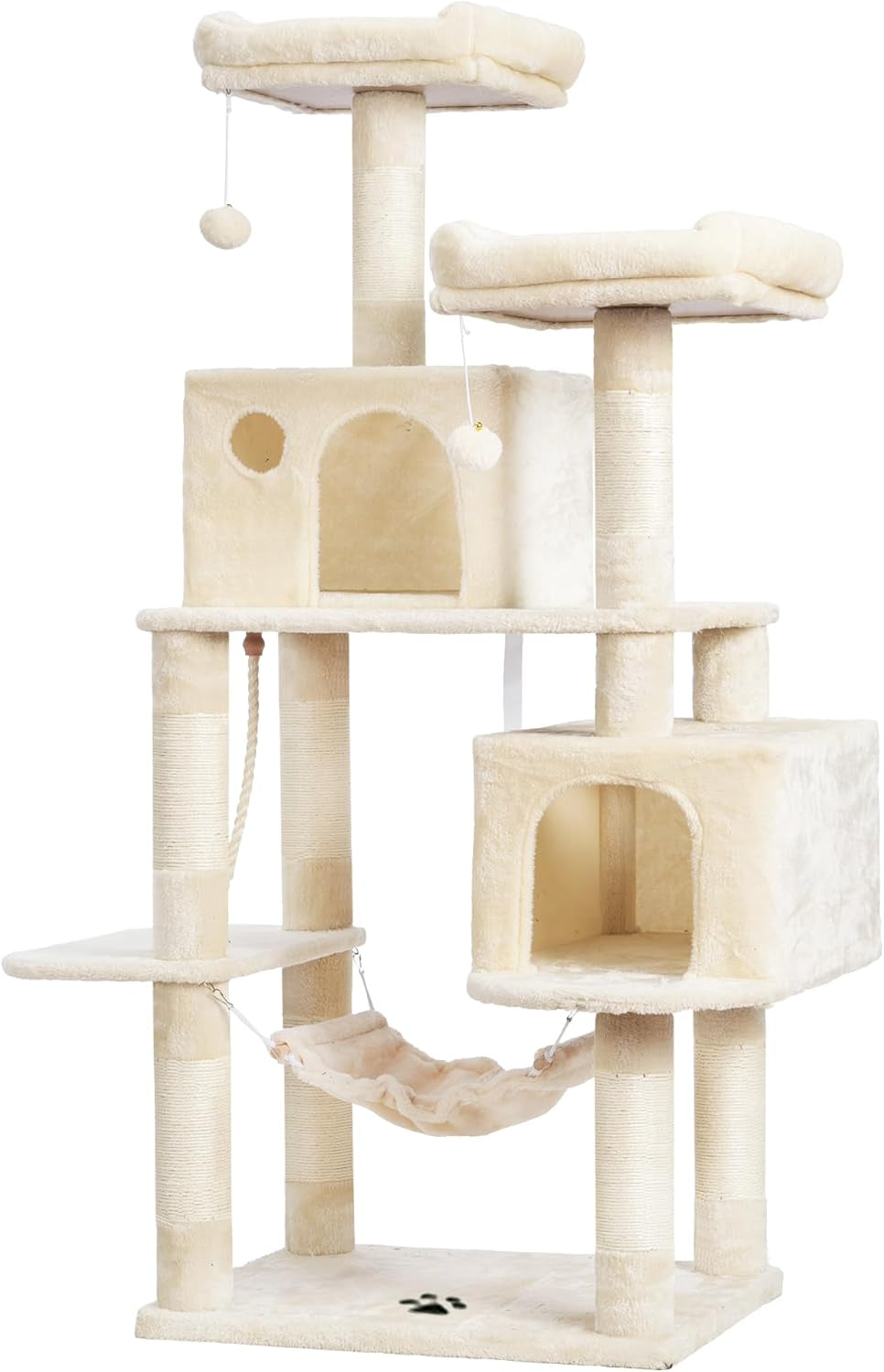 Cat Tree Tower with Sisal Scratching Posts & Large Condo – MPJ020M